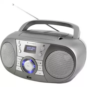 Soundmaster SCD1800TI boombox DAB+/CD titanium