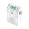 Soundmaster DAB60WE radio da presa DAB+, FM, Bluetooth, USB con funzione vivavoce, resistente agli schizzi, bianca