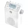 Soundmaster DAB60WE radio da presa DAB+, FM, Bluetooth, USB con funzione vivavoce, resistente agli schizzi, bianca