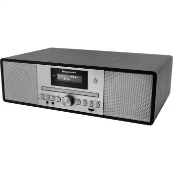 Soundmaster DAB980SW music centre nero DAB+/FM-RDS lettore CD USB Bluetooth audiolibri con cassetta e giradischi