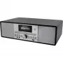 Soundmaster DAB980SW music centre nero DAB+/FM-RDS lettore CD USB Bluetooth audiolibri con cassetta e giradischi