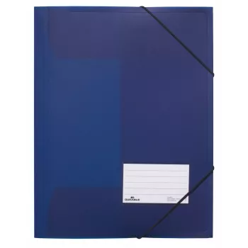 Durable cartella con angoli DIN A4, blu scuro