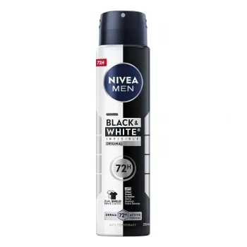 Nivea Men Black & White Invisible Original Deodorante spray anti-traspirante 250ml