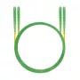 HELOS Cavo patch in fibra ottica E2000® APC/E2000® APC (LSH) Duplex 9/125µm OS2 giallo 0,5 m