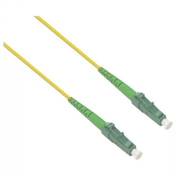 HELOS Cavo patch in fibra ottica OS2 Simplex LSZH 2,0 mm LC/APC-LC/APC giallo 15 m