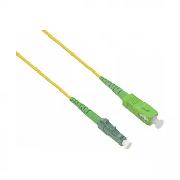HELOS Cavo patch in fibra ottica OS2 Simplex LSZH 2,0 mm SC/APC-LC/APC giallo 15 m