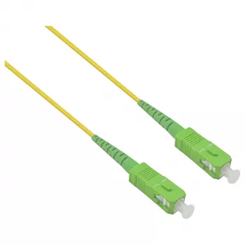 HELOS Cavo patch in fibra ottica OS2 Simplex LSZH 2,0 mm SC/APC-SC/APC giallo 20 m