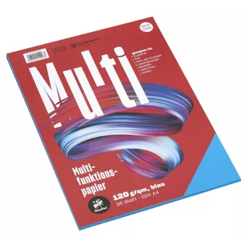 Staufen carta multifunzione 7X A4 120g blu 35 fogli