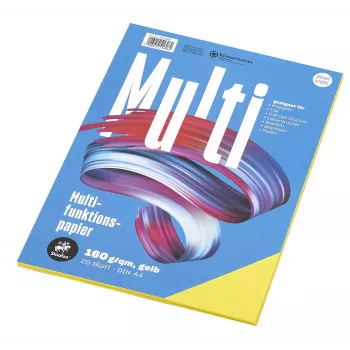 Staufen carta multifunzione A4 giallo 160g 25 fogli/confezione
