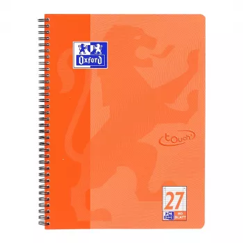 Oxford quaderno TOUCH - corallo - A4+ - 80 fogli - 90 g/m² - a righe