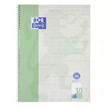 Oxford blocco college A4+ 80 fogli 90 g/m² a quadretti blu 4 fori