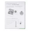 Oxford blocco college A4+ 80 fogli 90 g/m² a quadretti blu 4 fori