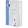 Oxford blocco college A4+ 80 fogli a righe 4 fori bianco 90 g/m²
