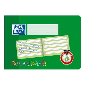 Oxford 100050100 quaderno A5 90 g/m2 verde