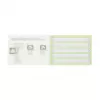 Oxford 100050100 quaderno A5 90 g/m2 verde