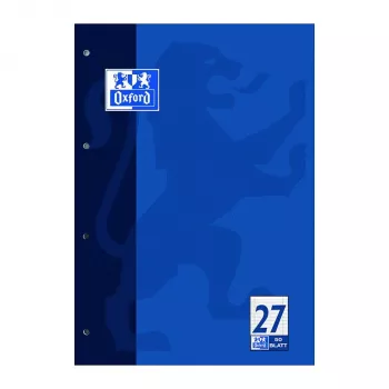 Oxford 100050352 quaderno A4 90 g/m2 blu