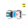 Dickie BMW XM Police Racer 203712034, con cavo