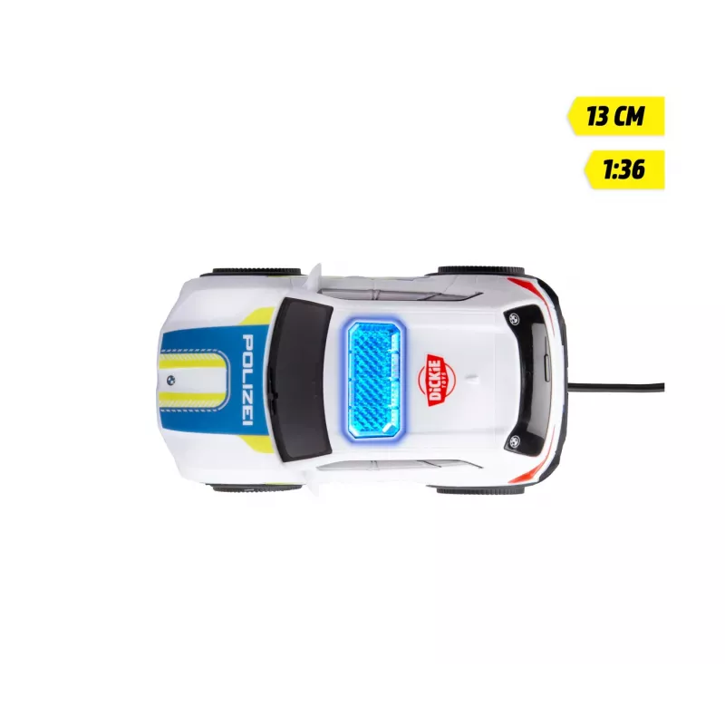 Dickie BMW XM Police Racer 203712034, con cavo
