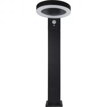 Lampada solare LED REV rotonda nera