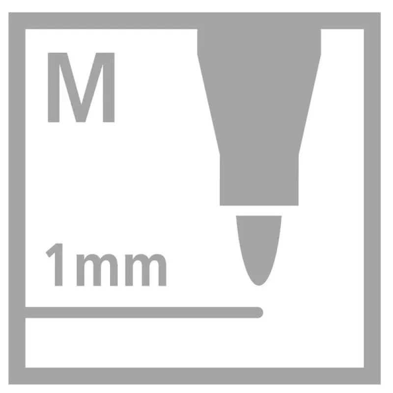 Pennarello per lavagna luminosa STABILO OHPen Universal rosso idrosolubile M (Medium) 1 pezzo