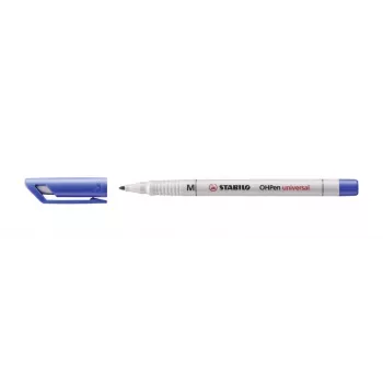 Pennarello indelebile STABILO OHPen Universal blu 1 mm punta a scalpello media
