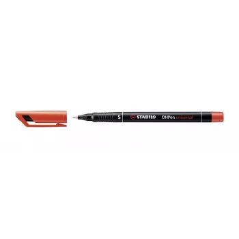 Pennarello indelebile STABILO OHPen Universal - confezione da 10 - rosso