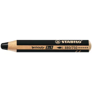 STABILO woody 3 in1 - nero - 10 mm - 1 pezzo