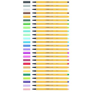 STABILO Point 88 fineliner - colori assortiti - 0,4 mm - confezione da 12