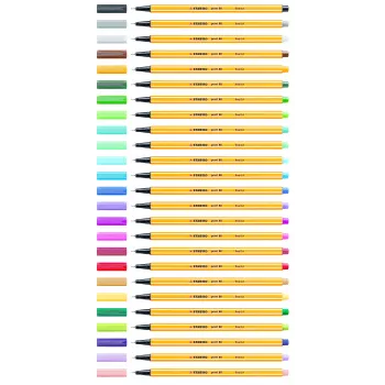 STABILO Point 88 fineliner 0,4 mm - 20 colori assortiti