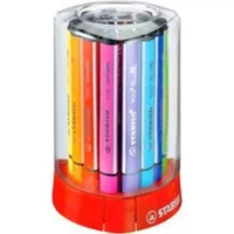 STABILO Trio Scribbi pennarello a fibra - 2 mm - confezione da 12 - colori assortiti