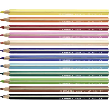 STABILO GREENtrio matite colorate - colori assortiti - confezione da 12