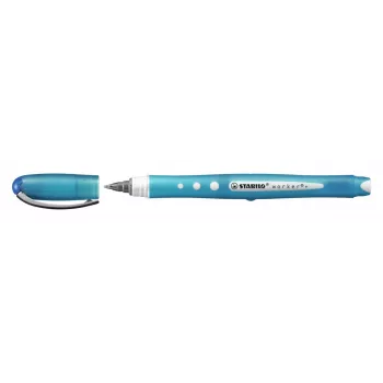 STABILO Worker penna roller - multicolore - inchiostro blu - 0,5 mm - confezione da 10