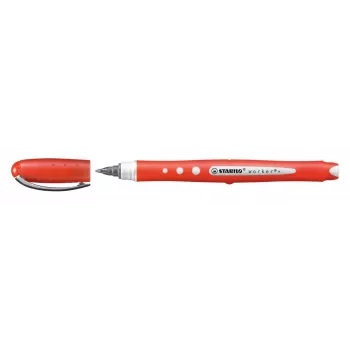 STABILO worker colorful penna roller - rosso - 0,5 mm - ambidestra - confezione da 10