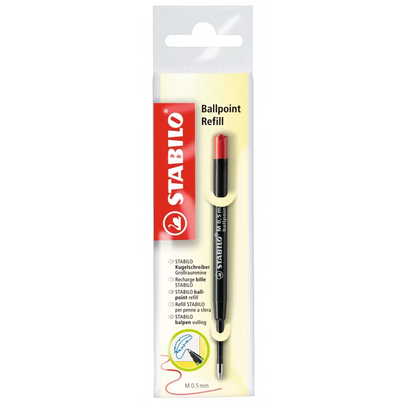 STABILO COM4ball penna a sfera - rosso - 1 pezzo