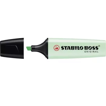 STABILO BOSS ORIGINAL evidenziatore - verde menta - punta a scalpello - 2 mm / 5 mm - inchiostro a base d'acqua - 1 pezzo