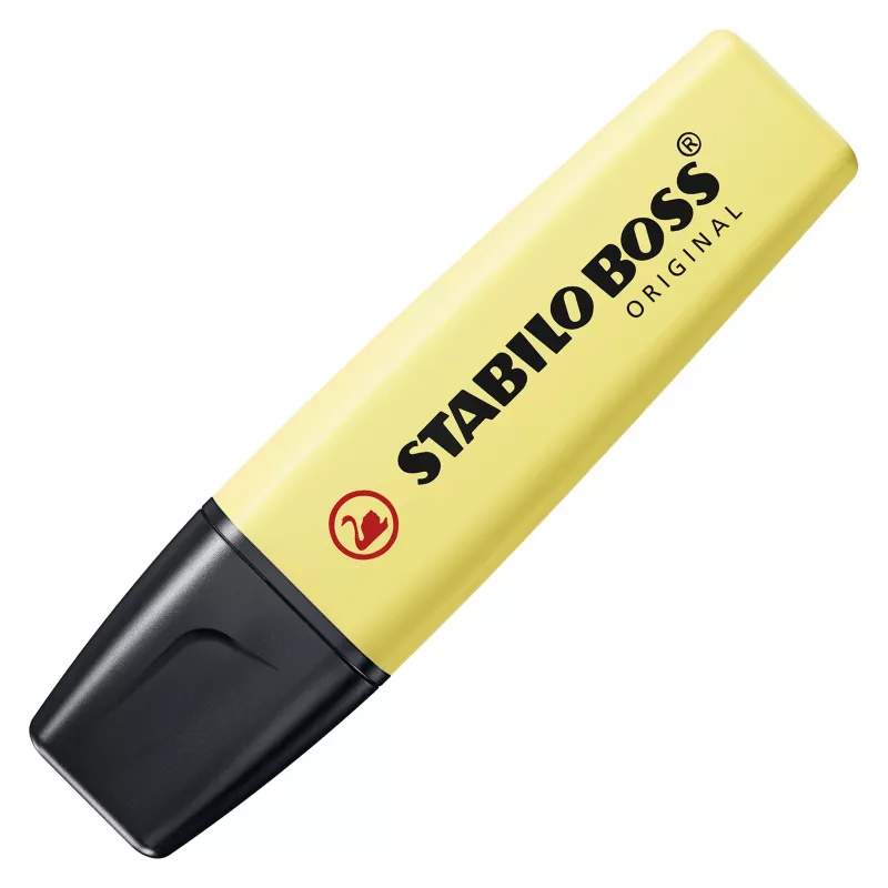 STABILO BOSS ORIGINAL set evidenziatori - 6 pezzi - colori pastello assortiti - punta a scalpello - 2 mm / 5 mm - inchiostro a base d'acqua