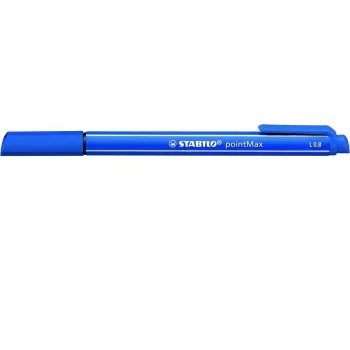 STABILO pointMax fineliner - blu oltremare - medio 0,8 mm - tonda - inchiostro a base d'acqua