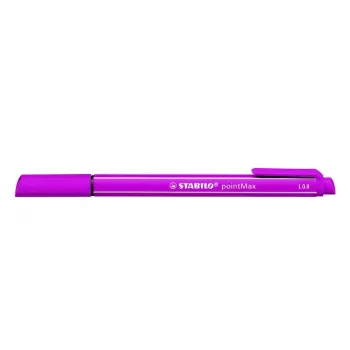 STABILO pointMAX pennarello - rosa - medio - 0,8 mm - inchiostro a base acqua - punta in feltro di nylon