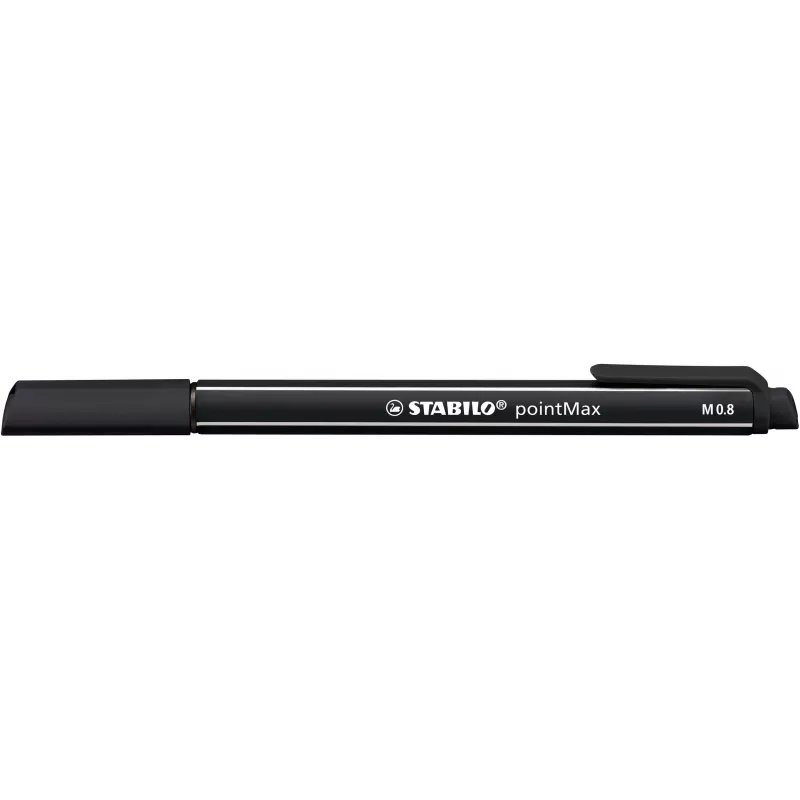 STABILO pointMax set di pennarelli fineliner - 0,8 mm - 12 colori diversi