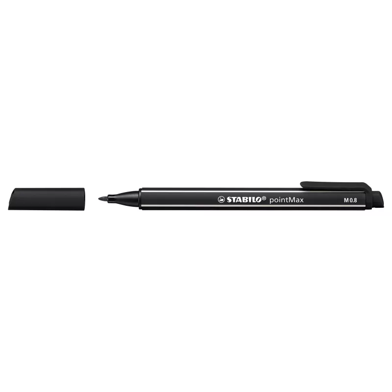 STABILO pointMax set di pennarelli fineliner - 0,8 mm - 12 colori diversi