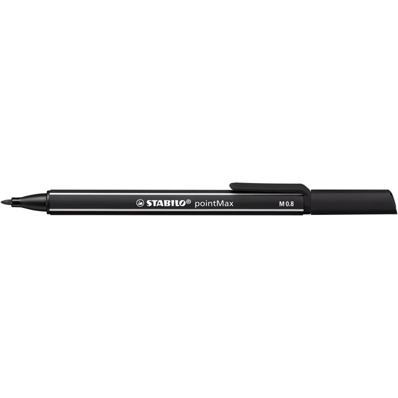 STABILO pointMax set di pennarelli fineliner - 0,8 mm - 12 colori diversi