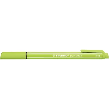STABILO pointMax set di pennarelli fineliner - 24 colori diversi - punta in fibra 0,8 mm - inchiostro a base acqua