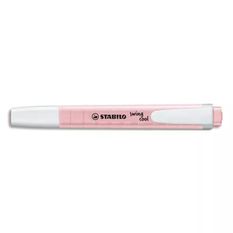 STABILO Swing Cool Pastel evidenziatore - rosa pastello - 1 pezzo - punta a scalpello - spessore tratto 1-4 mm