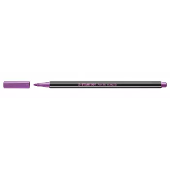 STABILO Pen 68 Metallic pennarello - rosa metallico - 1 pezzo