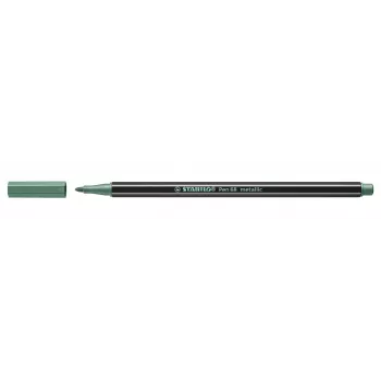 STABILO Pen 68 Metallic pennarello - verde metallico - 1 pezzo