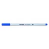 STABILO Pen 68 Brush - blu - punta a pennello - inchiostro a base acqua - esagonale - 1 penna
