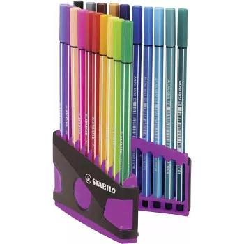 STABILO Pen 68 pennarello - colori assortiti - confezione da 20
