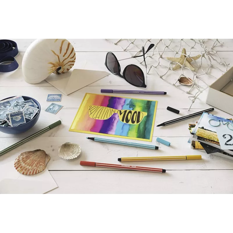 STABILO Pen 68 pennarello - colori assortiti - confezione da 20