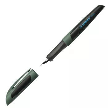 STABILO Flow Sporty penna stilografica pennino M nero/verde oliva
