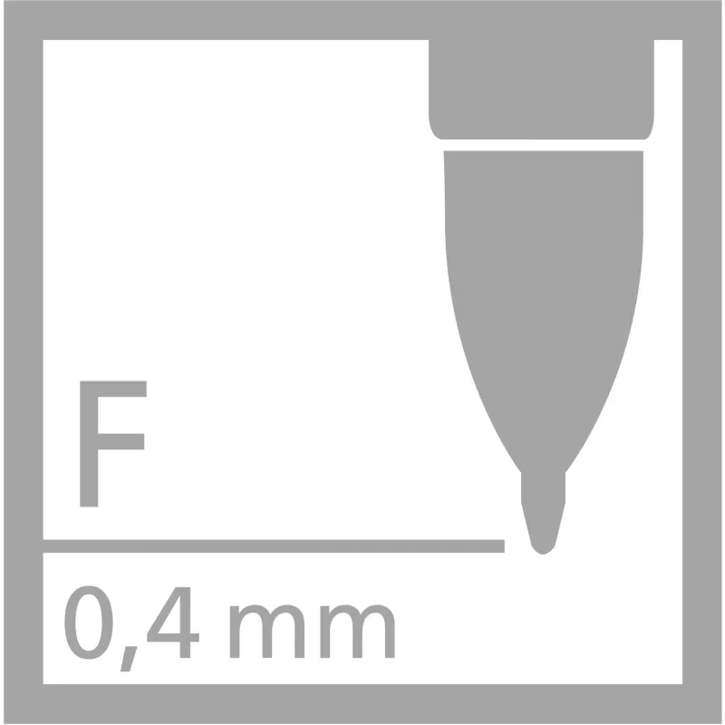 STABILO PALETTE Refill nero black fine 0,4 mm 1 pezzo